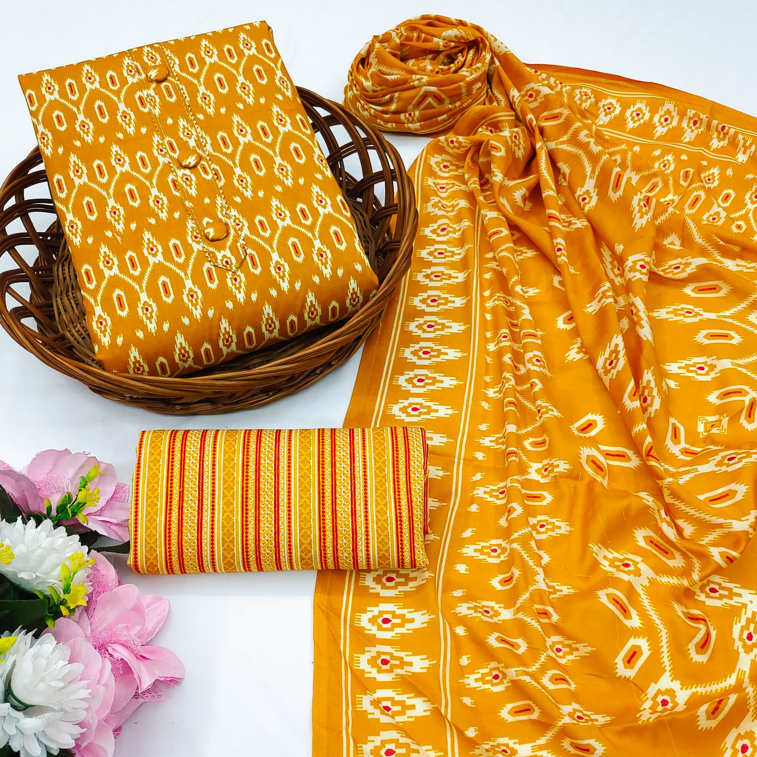 Chitrarekha Refined Salwar Suits & Dress Materials {RED}