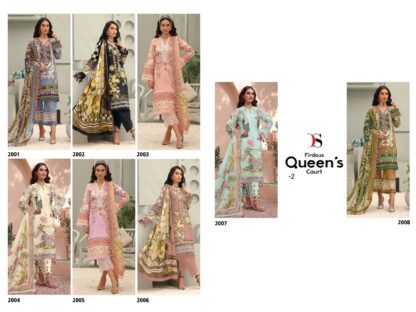 DEEPSY 2001 FIRDOUS QUEEN ’S COURT 2 PAKISTANI SUITS ONLINE