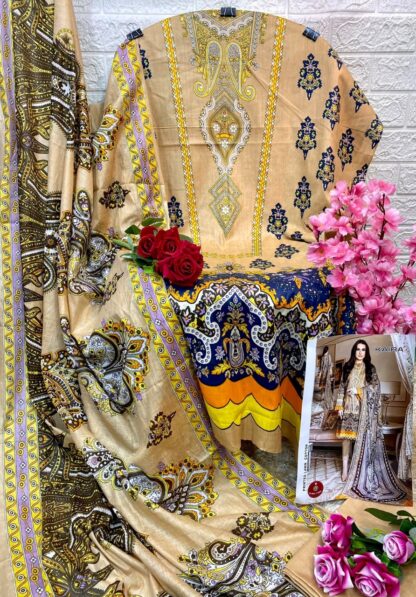 KEVAL FAB 1304 KAIRA PRINTED LAWN COTTON PAKISTANI SUITS ONLINE