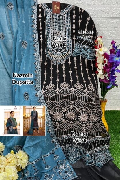 MAHNUR FASHION 12001 PAKISTANI SALWAR SUITS ONLINE - Image 2