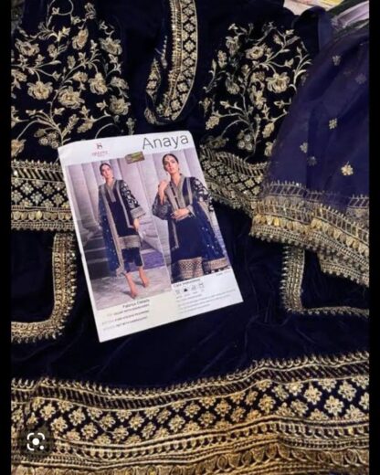 DEEPSY 1171 C ANAYA VELVET PAKISTANI SUIT AT BEST PRICE