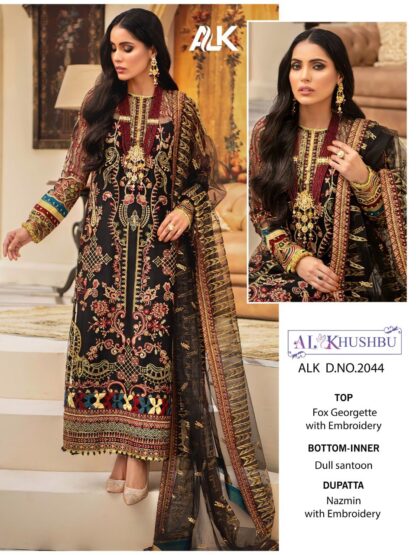 AL KHUSHBU ALK 2044 MISTY VO 3 PAKISTANI SUITS ONLINE SUPPLIER