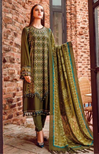 DEEPSY 2054 MARIA B EMBROIDERED PAKISTANI SUITS ONLINE SUPPLIER