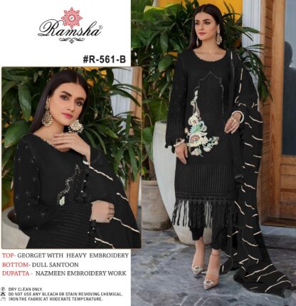 RAMSHA R 561 B READYMADE SINGLE PAKISTANI KURTI ONLINE