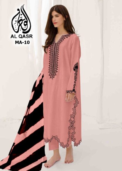 AL QASR MA 10 CHERRY PAKISTANI KURTI MANUFACTURER IN INDIA