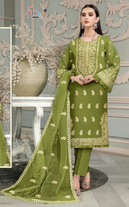 SHREE FABS S 745 D LATEST DESIGNER PAKISTANI SUITS ONLINE