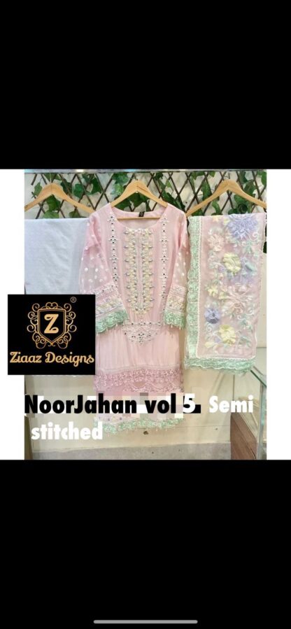 ZIAAZ DESIGNS NOORJAHAN VOL 5 PAKISTANI SUITS ONLINE - Image 2