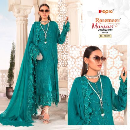 FEPIC ROSEMEEN D 60026 MARIA B VOL 6 PAKISTANI SUIT FOR WOMEN