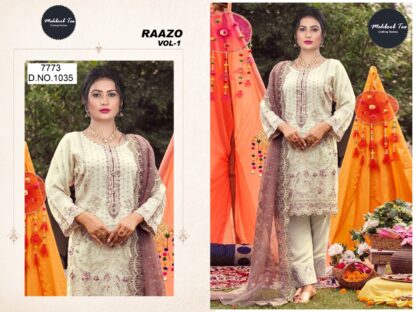 MEHMOOD TEX 7773 RAAZO VOL 1 1035 LATEST DESIGNER PAKISTANI SUITS ONLINE