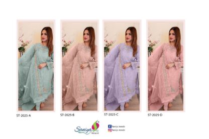 SANIYA TRENDZ ST 2025 A PAKISTANI SUITS ONLINE WHOLESALER