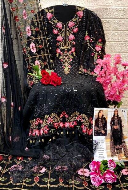 AL KHUSHBU ALK 3043 PAKISTANI SUITS IN SINGLE PIECE