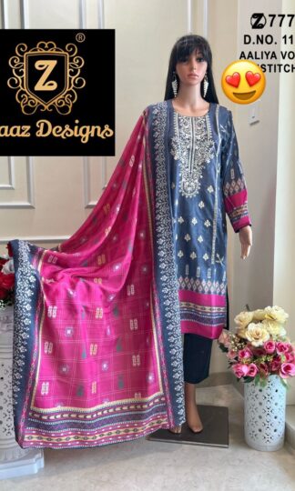 ZIAAZ DESIGNER 115 E AALIYA VOL 8 BLUE STITCHED PAKISTANI SUIT WITH PRICEZIAAZ DESIGNER 115 E AALIYA VOL 8 BLUE STITCHED PAKISTANI SUIT WITH PRICE