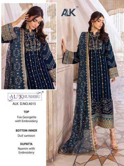 AL KHUSHBU ALK 4015 PAKISTANI SUITS IN SUPPLIER