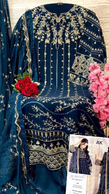 AL KHUSHBU ALK 4015 PAKISTANI SUITS IN SUPPLIER