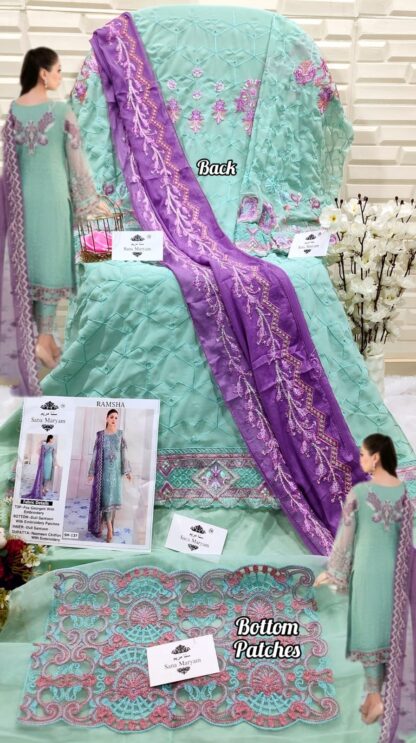 SANA MARYAM SM 137 RAMSHA PAKISTANI SUITS ONLINE SUPPLIER PAKISTANI SUITS AT BEST PRICE, PAKISTANI SUITS WHOLESALER, PAKUSTANI SUITS ONLINE, SANA MARYAM SM 137 RAMSHA  Pakistani Suits, Salwar Kameez, SHREE FABS, Single, Suits