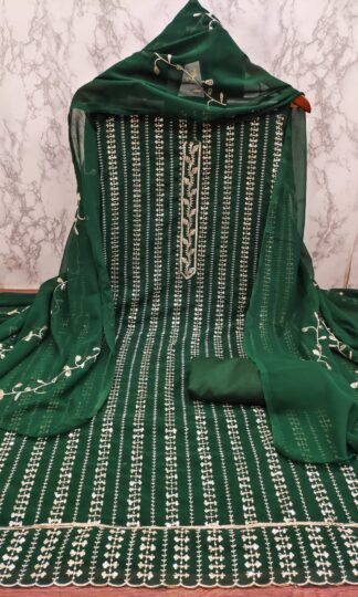 THE LIBAS COLLECTION GREEN DRESS MATERIAL ONLINE SHOPPINGTHE LIBAS COLLECTION GREEN DRESS MATERIAL ONLINE SHOPPING