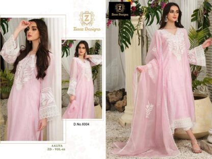 ZIAAZ DESIGNS 6004 AALIYA ZD 03 SEMI STITCHED PAKISTANI SUITS ONLINE