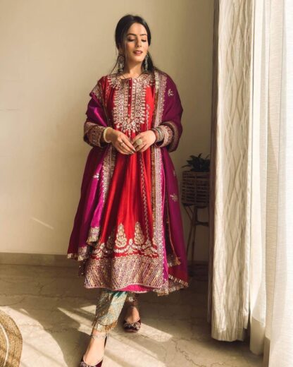 VRINDAVAN FASHION LC 873 DESIGNER  EMBROIDERED ANARKALI GOWN BEST QUALITY PAKISTANI SUITS, ONLINE SHOPPING SUITS, PAKISTANI SALWAR KAMEEZ, PAKISTANI SUITS AT MANUFACTURER PRICE, PAKISTANI SUITS BEST PRICE, PAKISTANI SUITS IN SURAT, PAKISTANI SUITS ONLINE SHOPPING, VRINDAVAN FASHION LC 873  PLAZZO, Salwar Kameez, Single, Suits, VRINDAVAN FASHION