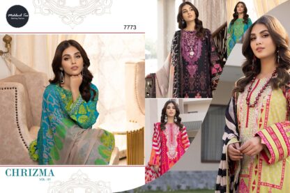 MEHBBOB TEX 7773 CHARIZMA VOL 1 1036 LAWN PAKISTANI SUITS ONLINE