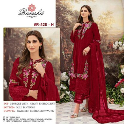 RAMSHA R 528 H PAKISTANI SUITS AT BEST PRICE