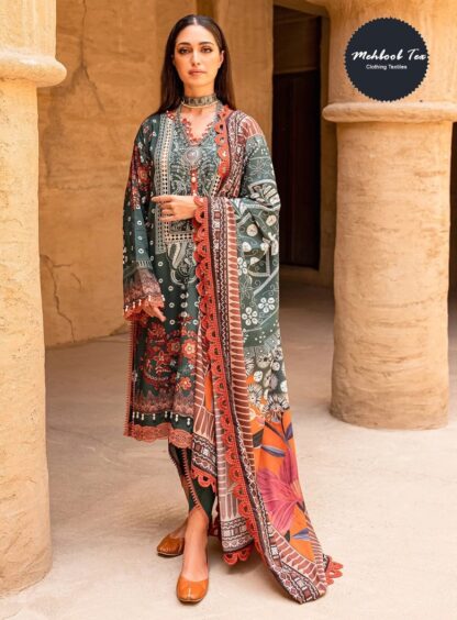 MEHBBOB TEX 7773 FIROUDS VOL 11 1048 LATEST DESIGNER PAKISTANI SUITS