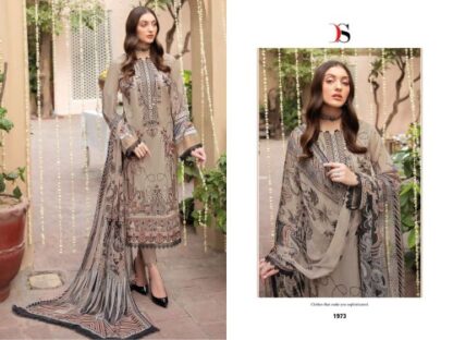 DEEPSY 1073 CHEVERON LAWN 3 NX DESIGNER PAKISTANI SUITS WITH PRICE - Image 3