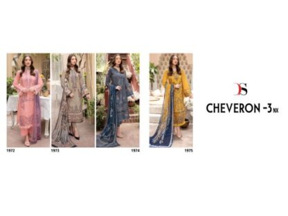 DEEPSY 1072 CHEVERON LAWN 3 NX PAKISTANI SUITS ONLINE