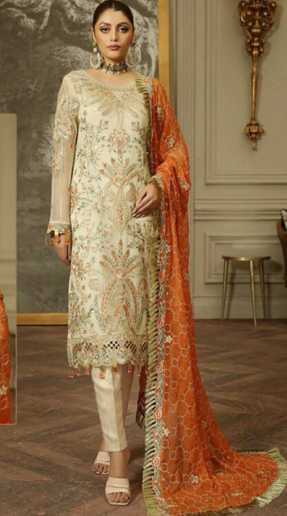 RAMSHA R 579 DESIGNER PAKISTANI SUITS WITH PRICE