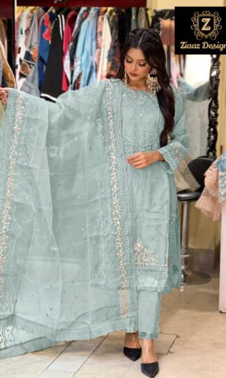 ZIAAZ DESIGNER 259 A NOOR SEMI STITCHED PAKISTANI SUITS ONLINEZIAAZ DESIGNER 259 A NOOR SEMI STITCHED