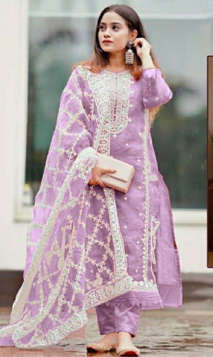 ZARQASH Z 3035 C PAKISTANI SUITS FOR WOMEN