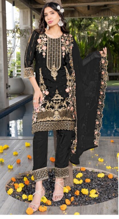 FEPIC ROSEMEEN CN 551 E CRAFTED NEEDLE PAKISTANI SUITS WITH PRICE