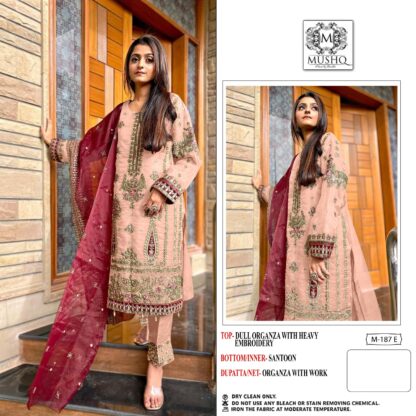 MUSHQ M 187 E PAKISTANI SUITS LUXURY COLLECTION