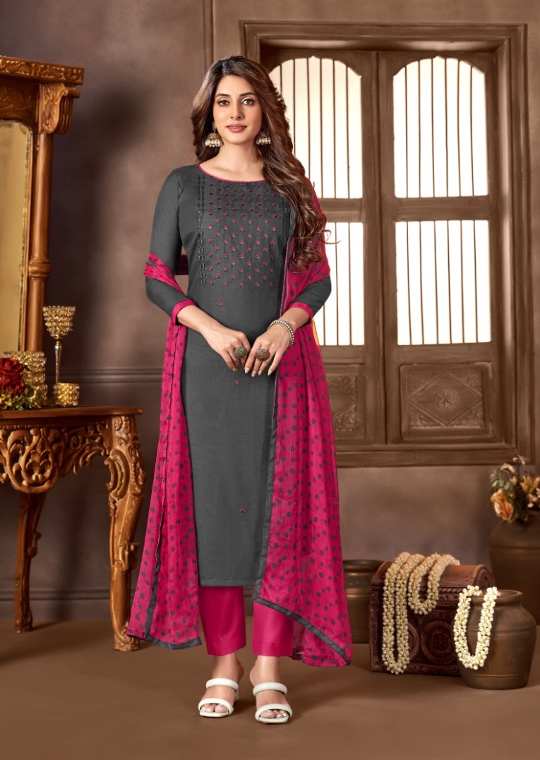 Banarasi Cotton Dress Material - ANSARI FASHION
