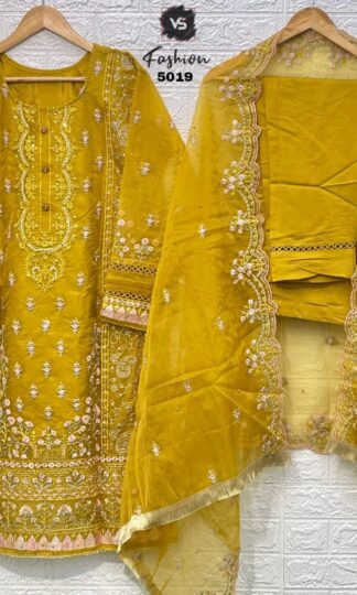 VS FASHION VS 5019 YELLOW READYMADE PAKISTANI SUITS FOR WOMENVS FASHION VS 5019 YELLOW READYMADE PAKISTANI SUITS FOR WOMEN