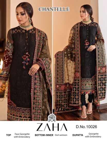 ZAHA 10026 CHANTELLE PAKISTANI SALWAR KAMEEZ BEST PRICE