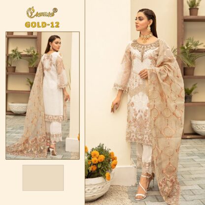 COSMOS GOLD 12 PAKISTANI SUITS AT BEST PRICE