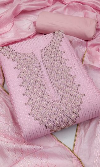 THE LIBAS COLLECTION PINK DRESS MATERIAL FOR LADIESTHE LIBAS COLLECTION PINK DRESS MATERIAL FOR LADIES