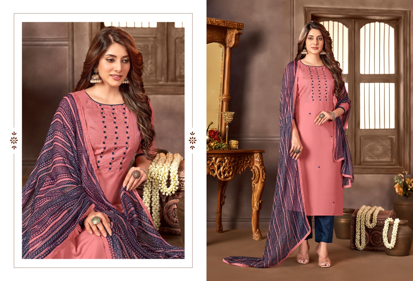 THE LIBAS COLLECTION CHERRY PINK MATERIAL DESIGNER ONLINE