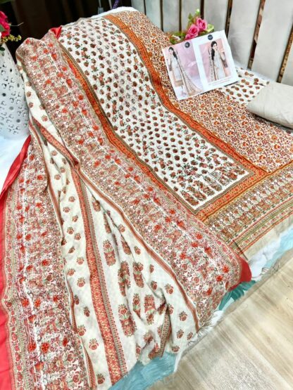 MEHBBOB TEX 1037 BIN SAEED LAWN COLLECTION PAKISTANI SUITS ONLINE - Image 2