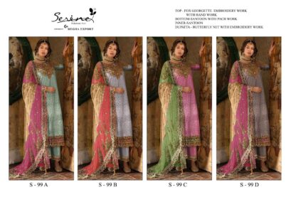 SERINE S 99 A PAKISTANI SUITS ONLINE SUPPLIER