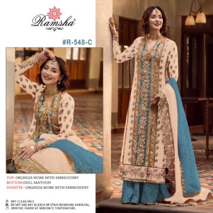 RAMSHA R 548 C PAKISTANI SALWAR SUITS ONLINE