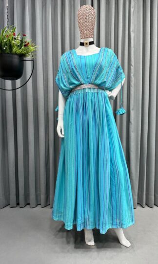 THE LIBAS COLLECTION SKY BLUE DESIGNER GOWN ONLINE SHOPPINGTHE LIBAS COLLECTION SKY BLUE DESIGNER GOWN ONLINE SHOPPING