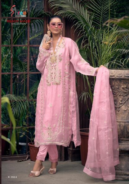 SHREE FABS R 1112 B READYMADE PAKISTANI SUITS IN SINGLE PIECE