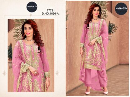 MEHBBOB TEX 7773 RAZZO VOL 2 1036 A PAKISTANI SUITS WITH PRICE