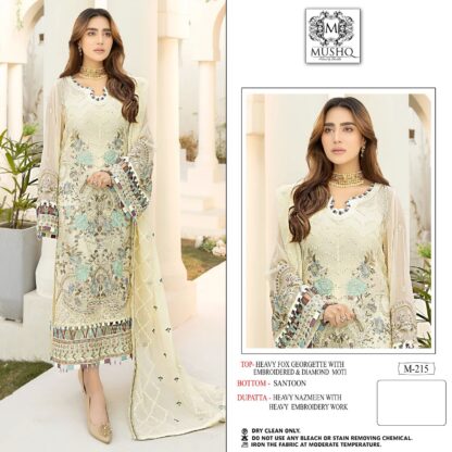 MUSHQ M 215 PAKISTANI SALWAR KAMEEZ ONLINE