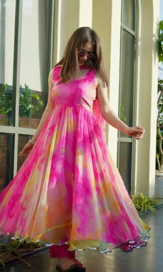 THE LIBAS COLLECTION SSR 380 PARTY WEAR GOWN ONLINETHE LIBAS COLLECTION SSR 380 PARTY WEAR GOWN ONLINE