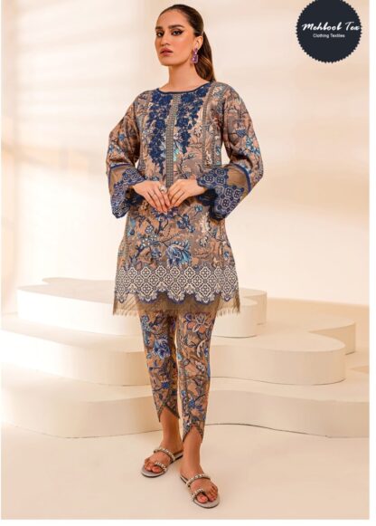 MEHBBOB TEX 1042 B FIROUDS VOL 8 LAWN PAKISTANI SUITS ONLINE SUPPLIER