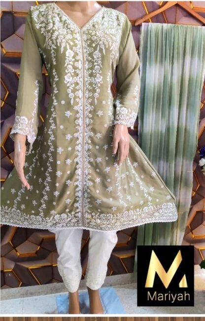 MARIYAH DESIGNER M 111 READYMADE PPAKISTANI KURTI WITH PRICE