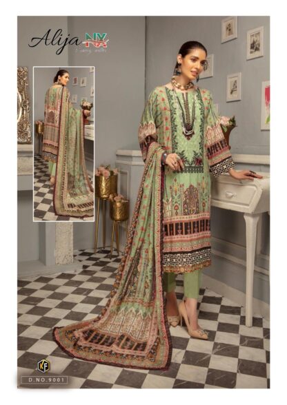 KEVAL FAB 9001 ALIJA NX 9 SALWAR SUITS IN SINGLE PIECE