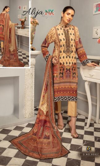 KEVAL FAB 9002 ALIJA NX 9 WHOLESALER COTTON SALWAR SUITSKEVAL FAB 9002 ALIJA NX 9 WHOLESALER COTTON SALWAR SUITS